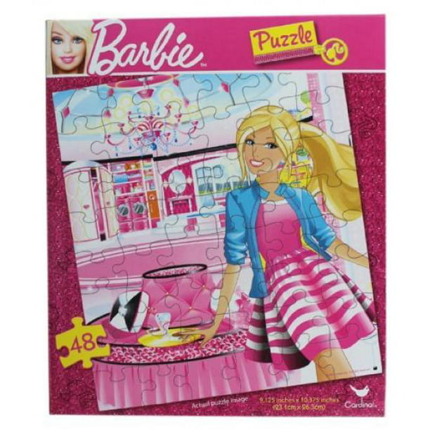 Redding Kameraad Misverstand Barbie Jigsaw Puzzle - 48 Pc, Assorted Prints, 9.125x10.37\"140759 -  Walmart.com