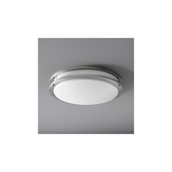 17.75 inch 10.5W 1 Led Flush Mount-Satin Nickel Finish Bailey Street Home 766-Bel-2816402