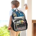 thumbnail image 7 of ALAZA Clear Backpack Skeleton Starry Night PVC Transparent BookBag, 7 of 7
