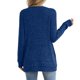 thumbnail image 5 of Neewe Womens Classic Plain Long Sleeve Tops Fall Winter Pullover T Shirts Round Neck Casual Fashion Basic Sweatershirt with Pocket, 5 of 7