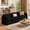 Black, variant on Couch for Living Room, Gizoon 110.2" Corduroy Modern Sofa with 3 Seats and Double Layer Deep Soft Cushion for Apartment Office, Black Finish