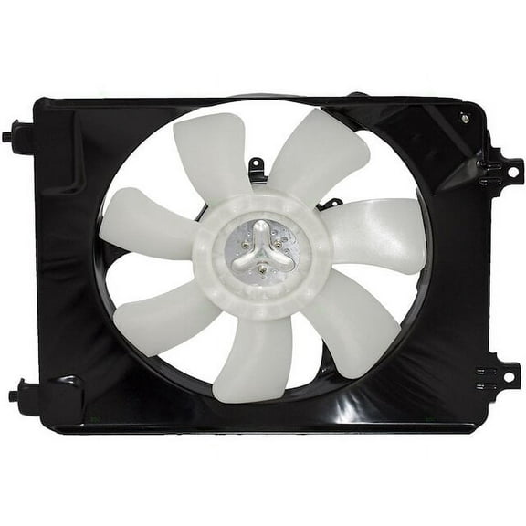 Right A/C Condenser Fan Assembly - Compatible with 2006 - 2011 Honda Civic 2007 2008 2009 2010