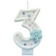 thumbnail image 2 of Velas Digitales de Cumpleaños con Temática de Hielo y Nieve (0-9 Años) | Decoraciones de Copos de Nieve para Tartas con Lentejuelas Azules | Velas de Cera para Fiestas de Cumpleaños de Niños y Niñas, 2 of 6