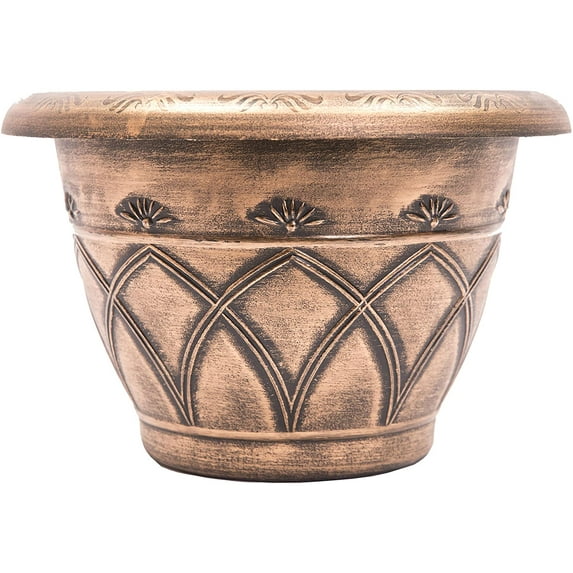 Medieval Arch Rustic Country Look Plastic Planter 12X8" Flowerpot for Indoor, Outdoor, Garden, Patio, Office Ornaments, Home Decor, Long Lasting Reusable, Lightweight, Water Resistant