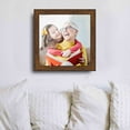 thumbnail image 2 of 32x32 Frame Gold Real Wood Picture Frame Width 1.25 inches | Interior Frame Depth 0.5 inches |, 2 of 8