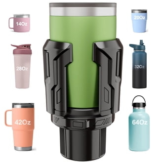 GORILLA GRIP Car Cup Holder Expander, Fits 18 to 48 oz Water Bottles, Coffee  Mugs, Black Onyx - Walmart.com