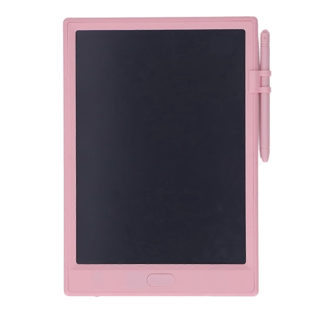 LCD Writing Tablet 10in DIY Graffiti Color Screen 140MAH Replaceable Battery Portable Eye Protection Kids Drawing Tablet Pink