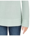 thumbnail image 3 of Style & Co Women's Boxy Knit Pullover Sweater Green Size Medium, 3 of 3