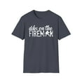 thumbnail image 2 of Dibs On The Fireman, Gildan Unisex Softstyle T-Shirt, Graphic Tee, S-3XL, 2 of 5