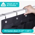 thumbnail image 4 of Organizador de Zapatos MISSLO para Puerta con 24 Bolsillos Grandes de Malla, 4 of 7