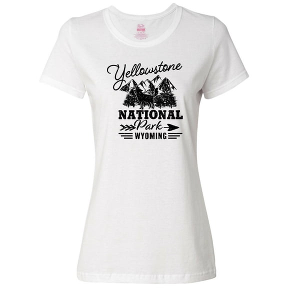 Inktastic Wyoming Yellowstone National Park Women's T-Shirt