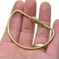 thumbnail image 3 of Llaveros de mosquetón resistentes de 2 piezas, llaveros duraderos, latón de alta precisión, 68x45mm, 3 of 6