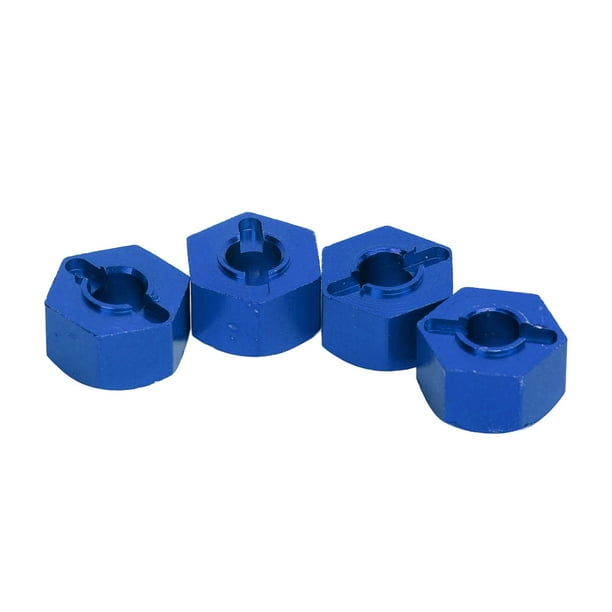 Juego De Adaptadores De Cubo De Rueda De Tracción Hexagonal De Aluminio Con Mecanizado CNC Para Coches SLASH 1 10 RC