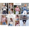 thumbnail image 5 of PRETTYGARDEN Women's Fair Isle Oversized Sweater Relaxed Fit, Soft Cozy Knit, Long Sleeve Pullover, Crew Neck, Going Out Tops, Fall Holiday Outfits, Winter Fashion Clothing, 5 of 8