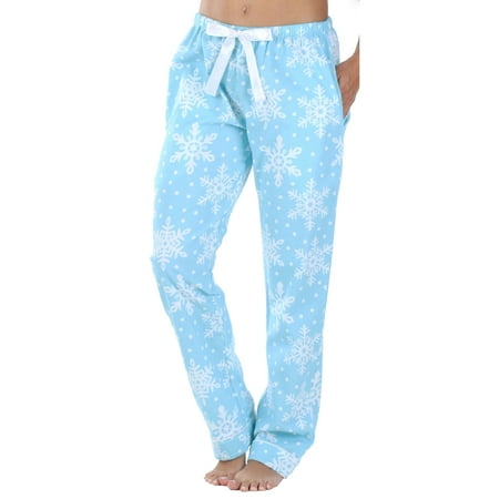 

PajamaMania Women s Cotton Flannel Pajama PJ Pants with Pockets