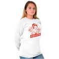thumbnail image 3 of Betty Boop Attitude & Everything Women's Long Sleeve T Shirt Brisco Brands L, 3 of 6