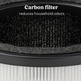 thumbnail image 5 of Bionaire Genuine True HEPA 360 Air Filter for BAP0041UVWH Air Purifier, 5 of 6