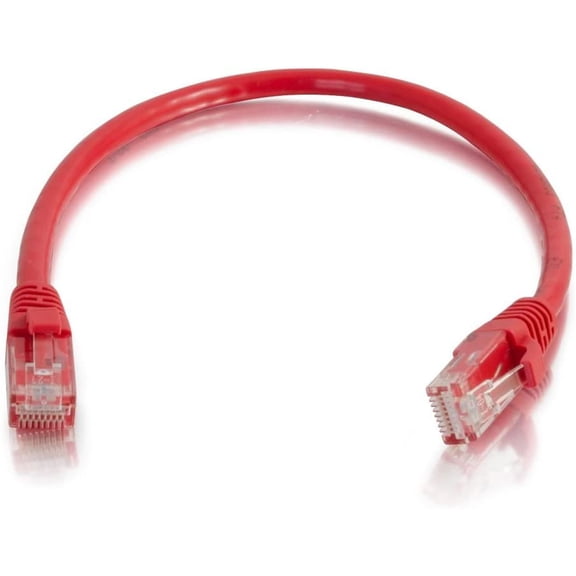 C2G 31355 Cat6 Cable - Snagless Unshielded Ethernet Network Patch Cable, Red (35 Feet, 10.66 Meters)