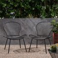 thumbnail image 3 of Noble House Nevada Fauteuil Club en Fer d'Extérieur Noir Mat (Ensemble de 2), 3 of 13
