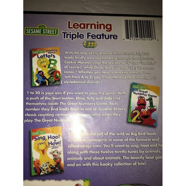 sesame street the great numbers game dvd