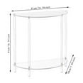 thumbnail image 3 of Acrylic Nightstand Clear End Table Fish Bowl Vase Transparent Material Compact Design for Bedroom Living Room Office, 3 of 8