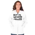 thumbnail image 3 of US Army Logo My Sis Defending Freedom Unisex Plus Size Zip Hoodie Brisco Brands 4X, 3 of 5