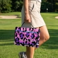 thumbnail image 2 of SEANATIVE Golf Cart Seat Covers for 2-Person Seats, Suitable for EZGO, Yamaha, Club Car and More, Scratch-resistant Golf Cart Accessory for Dogs Cats, Leopard Print Violet, 2 of 7
