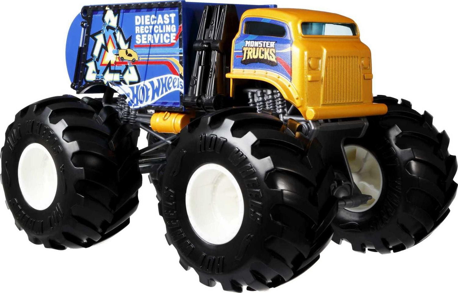 Hot Wheels Monster Trucks 1:24 Scale Will Trash it All