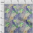thumbnail image 2 of oneOone Polyester Spandex Purple Fabric Tropical Flamingo Craft Projects Decor Fabric Printed By The Yard 56 Inch Wide, 2 of 4