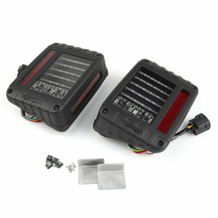 Bailey LED Tail Lights Rear Brake Reverse Lamps For Jeep Wrangler JK 2007-2017 US Model