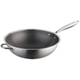 thumbnail image 1 of Traditional Wok Stainless Steel Honeycomb Grain Induction Cooker Wok Frying Pan, 1 of 6