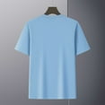 thumbnail image 5 of yillto Mens Basic Shirts Big and Tall Short Sleeve Crew Neck Slim Tees Solid Color Tshirts S-4XL, 5 of 7