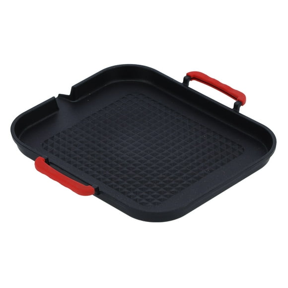 CHICIRIS Barbecue Supplies,Grill Plate,Multi‑Function Barbecue Plate Portable BBQ Non‑Stick Baking Tray for Home Restaurant Outdoor