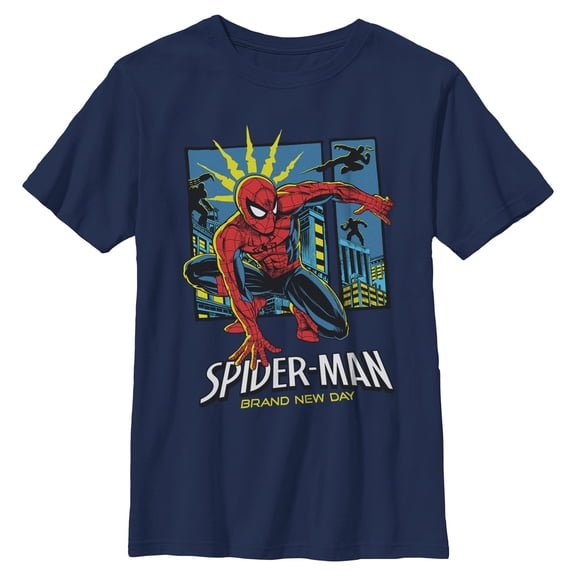 Boys Marvel: Spider-Man: Brand New Day Spidey Sense in Action T Shirt