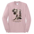 thumbnail image 2 of If It's Not a Weimaraner It's Just a Dog Gift | Mens Dog Lover Long Sleeve T-Shirt, Light Pink, 3XL, 2 of 3