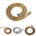 thumbnail image 3 of G1/2 Inch Flexible Shower Hose 1.5m Plumbing Hoses Stainless Steel Chrome Bathroom Water Head Shower head Pipe 4 colors choice, 3 of 7