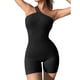 thumbnail image 3 of Monos de Yoga para mujer, monos sexys sin mangas con un solo hombro, corte entallado y acanalado, pantalones cortos, 3 of 4