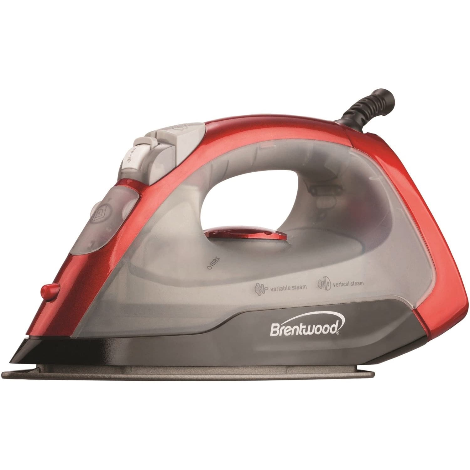 Brentwood Nonstick Steam Iron (Red)