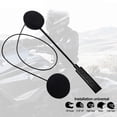 thumbnail image 4 of Wireless Bluetooth Headphones Motorbike Intercom Helmet High-quality Music Headset Hands-free with HD Microphone for Motorcycle Rider, 4 of 5