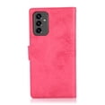 thumbnail image 3 of SaniMore for Samsung Galaxy A53 5G 6.5" 2022 Case, Flip Folio PU Leather Wallet Cover with Detachable Shell Wrist Strap Kickstand Card Slots Business Shockproof Case with Magnetic Clasp, Rose, 3 of 12