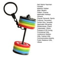 thumbnail image 6 of Gym Keychain Pendant Rubber Metal Fitness Keychain Pendant for Workout Gym Enthusiasts Exercise Gift Reminder Metal Key Chain, 6 of 6