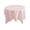 Pink, variant on Elegant Solid Color Tablecloth, Exquisite Design for Dining Tables, Soft Durable Fabric for Holiday and Birthday Parties, Perfect for Formal and Casual Decor, 35.4in