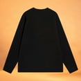 thumbnail image 4 of DHFJKG Sweatshirt For Women Thermal Round Neck Plus Size Loose Fit Raglan Sleeve T-Shirt Casual Solid Color Winter Warm Basic Tee Pullover Comfort Tops, 4 of 5