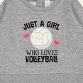 thumbnail image 3 of Inktastic Just a Girl Who Loves Volleyball Baby Sweatshirt, 3 of 4