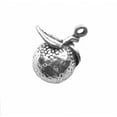 thumbnail image 1 of Sterling Silver 18" .8mm Box Chain 3D Orange Wtih Stem and Leaves Pendant Necklace, 1 of 2