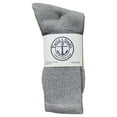 thumbnail image 2 of 48 Pairs Of Yacht & Smith Mens Wholesale Bulk Cotton Socks, Athletic Sport Socks Shoe Size 8-12 (Gray), 2 of 2