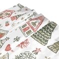 thumbnail image 3 of Yayeee Shower Curtain with Hooks 72"x72" Waterproof Fabric Bathroom Hanging Decor, Nordic Christmas House, 3 of 5
