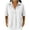 White, variant on Womens Waffle Knit Henley Shirts Collared V Neck Short Sleeve Button Down Shirt Summer Blouses Dressy Casual Work Tops S-3XL