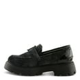 thumbnail image 2 of Patrizia Morhua Women’s Velvet Slip-On Loafers with Crystal Buckle and Lug Sole, 2 of 7