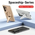 thumbnail image 4 of ELEHOLD Magnetic Case for iPhone Air, Shockproof Phone Case with Kickstand, Precise Lens Cutouts,Desertgold, 4 of 10